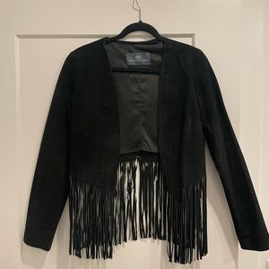 TART fringe suede jacket